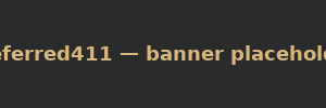 Preferred411 banner placeholder